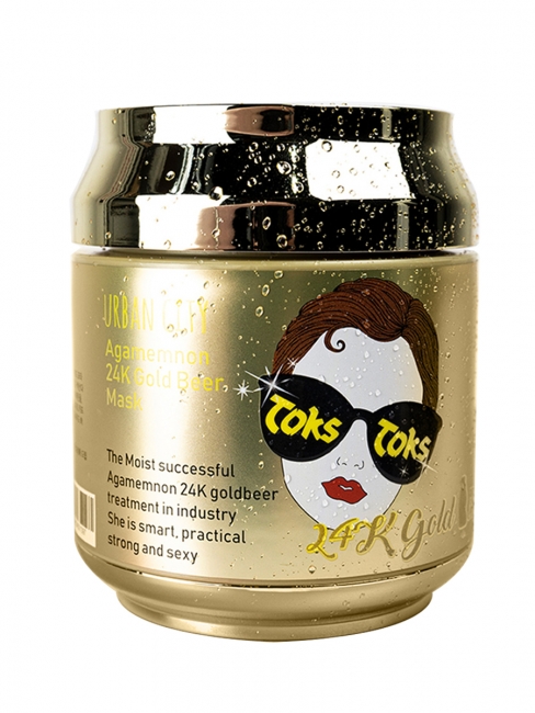 Baviphat Маска для лица с 24к золотом Urban City Agamemnon 24K Gold Beer Mask, 90 г