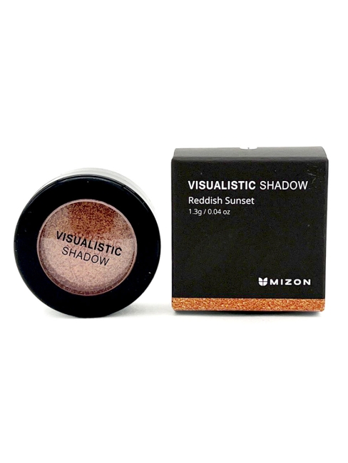 Mizon Тени для век мерцающие красный закат Visualistic Shadow Reddish Sunset, 1,3 г