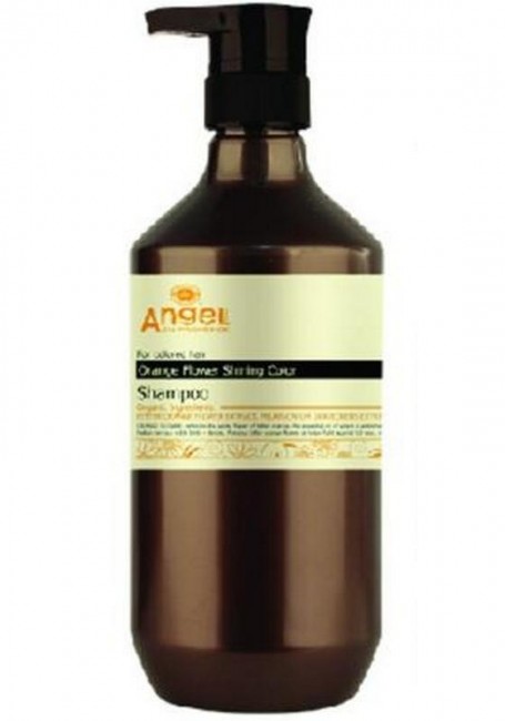 Angel Provence Шампунь Сияющий цвет с цветком апельсина, 800 мл