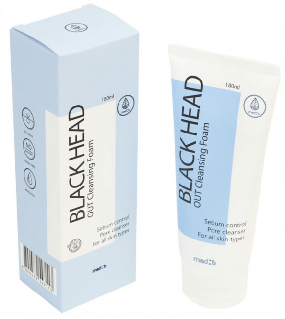 Med B Пенка очищающая от черных точек Black Head Out Cleansing Foam, 180 мл