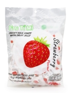Fru Ti Mi Молочные ириски с желейной начинкой Клубника Chewy Milk Candy With Fruit Jelly Strawberry, 320 гр