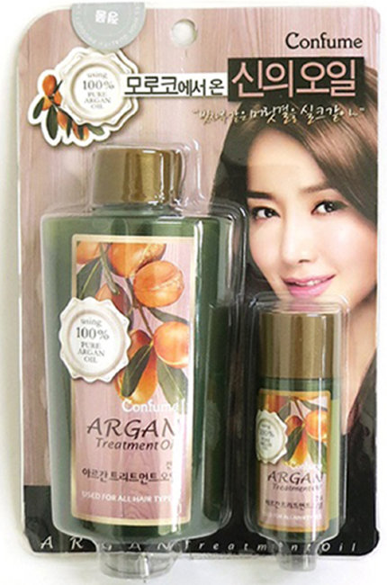 Welcos Масло для волос Аргановое в наборе Confume Argan Treatment Oil, 120 мл + 25 мл