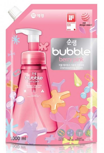 KeraSys Soonsaem Пена для мытья посуды Ягоды, 1 л (запасной блок) KeraSys Soonsaem Пена для мытья посуды Ягоды, 1 л (запасной блок)