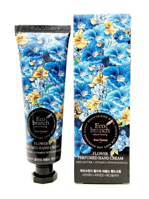 Eco branch Крем для рук парфюмированный с маслом ши и магнолией Flower Perfumed Hand Cream Shea Butter With Magnolia, 40 г