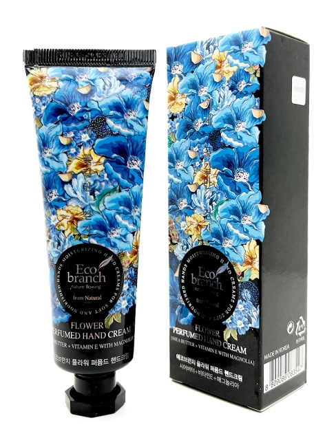 Eco branch Крем для рук парфюмированный с маслом ши и магнолией Flower Perfumed Hand Cream Shea Butter With Magnolia, 40 г