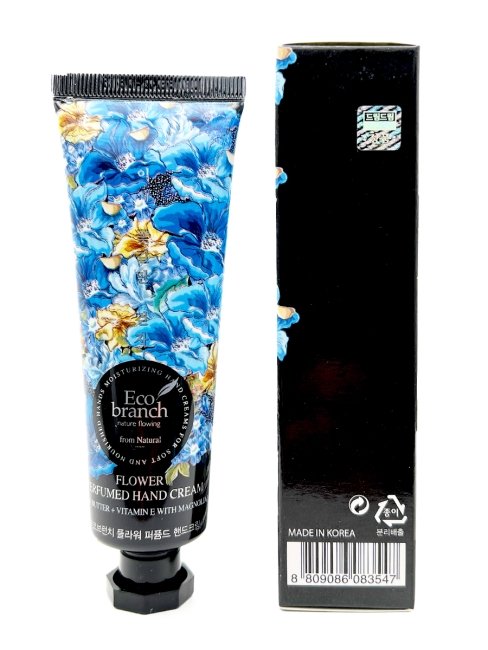 Eco branch Крем для рук парфюмированный с маслом ши и магнолией Flower Perfumed Hand Cream Shea Butter With Magnolia, 40 г