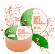Lebelage Moisture Snail Purity 100% Soothing Gel Увлажняющий успокаивающий гель с муцином улитки, 300 мл