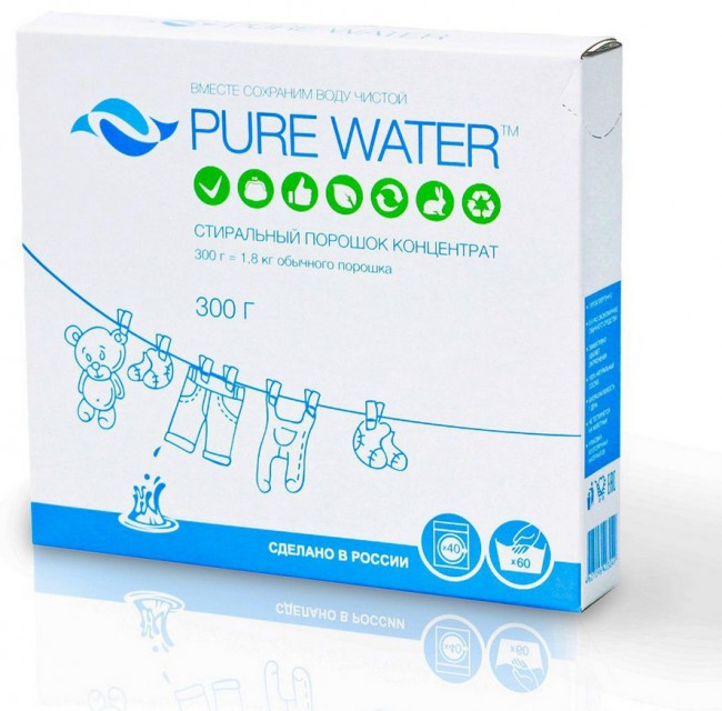 Pure Water Стиральный порошок, 300 г