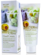 3W Clinic Крем для рук увлажняющий с экстрактом оливы Moisturizing Olive Hand Cream, 2 шт*100 мл