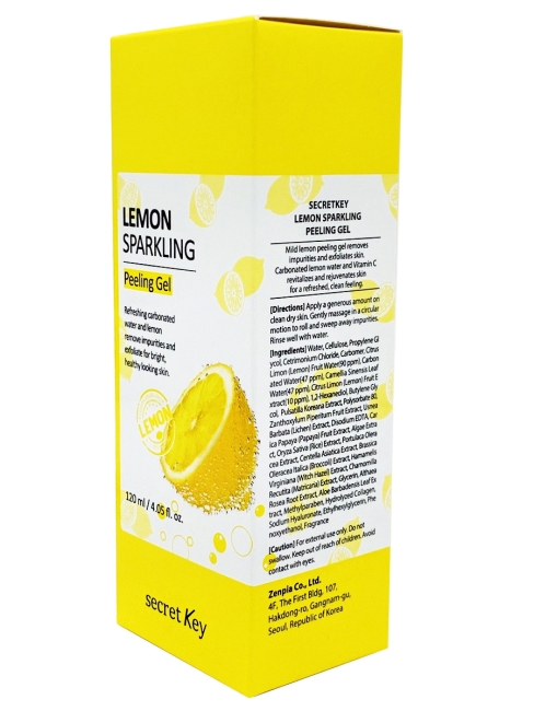 Secret Key Пилинг скатка для лица с экстрактом лимона Lemon Sparkling Peeling Gel, 120 мл Secret Key Пилинг скатка для лица с экстрактом лимона Lemon Sparkling Peeling Gel, 120 мл