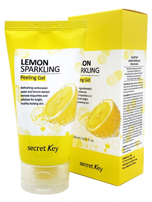 Secret Key Пилинг скатка для лица с экстрактом лимона Lemon Sparkling Peeling Gel, 120 мл Secret Key Пилинг скатка для лица с экстрактом лимона Lemon Sparkling Peeling Gel, 120 мл