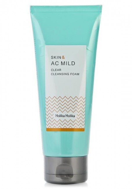 Holika Holika Skin and AC Mild Clear Cleansing Foam Пенка для очищения лица проблемной кожи, 150 мл