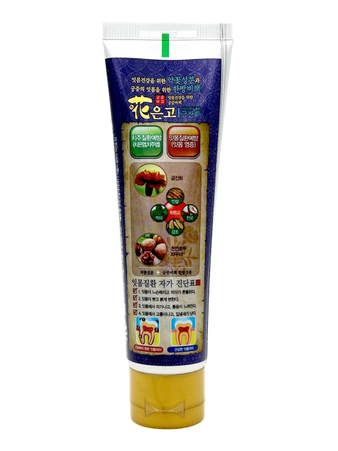 Mukunghwa Зубная паста гелевая для профилактики десен с экстрактом ноготков календулы Императорский рецепт мятная, 110 г Mukunghwa Зубная паста гелевая для профилактики десен с экстрактом ноготков календулы Императорский рецепт мятная, 110 г