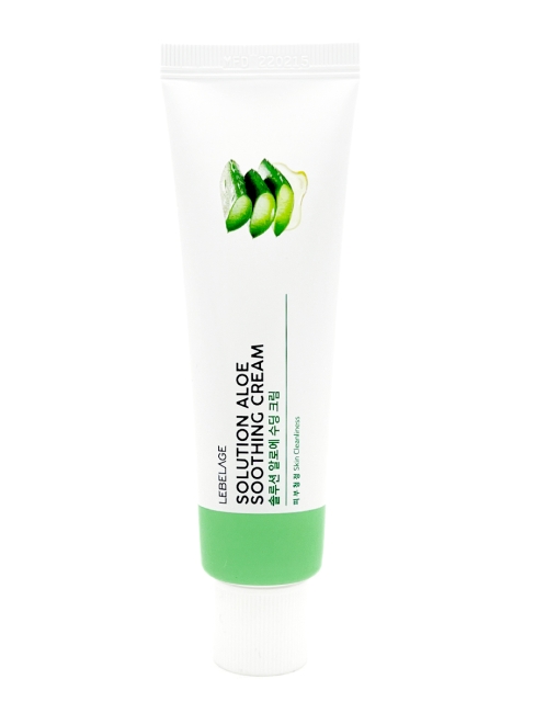 Lebelage Пептидный крем для лица с алоэ Solution Aloe Soothing Cream, 50 мл