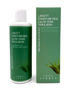 Jigott Эмульсия для лица с экстрактом алоэ вера увлажняющая Moisture Real Aloe Vera Emulsion, 300 мл