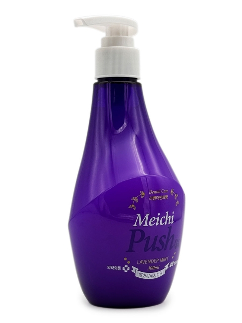 HANIL Зубная паста с дозатором армат лаванды и мяты Meichi Push Lavender Mint, 300 мл HANIL Зубная паста с дозатором армат лаванды и мяты Meichi Push Lavender Mint, 300 мл