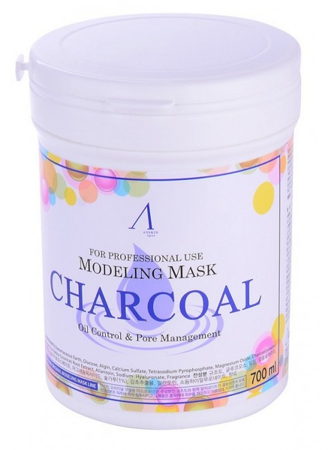 Anskin Маска альгинатная для кожи с расширенными порами Original Charcoal Modeling Mask, 700 мл Anskin Маска альгинатная для кожи с расширенными порами Original Charcoal Modeling Mask, 700 мл