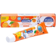 LION Зубная паста для детей с 6 месяцев с ароматом апельсина Kodomo Ultra Shield Cream, 40 г