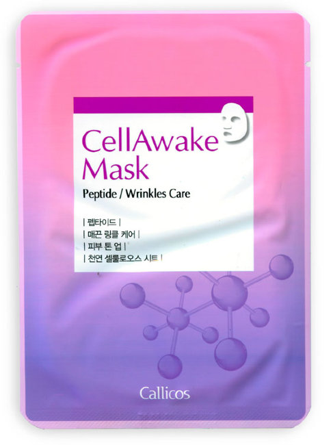Callicos CellAwake Mask Peptide Маска для лица против морщин с Пептидами, 25 г