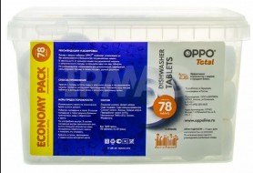 OPPO Total Таблетки для посудомоечных машин, 78 шт.