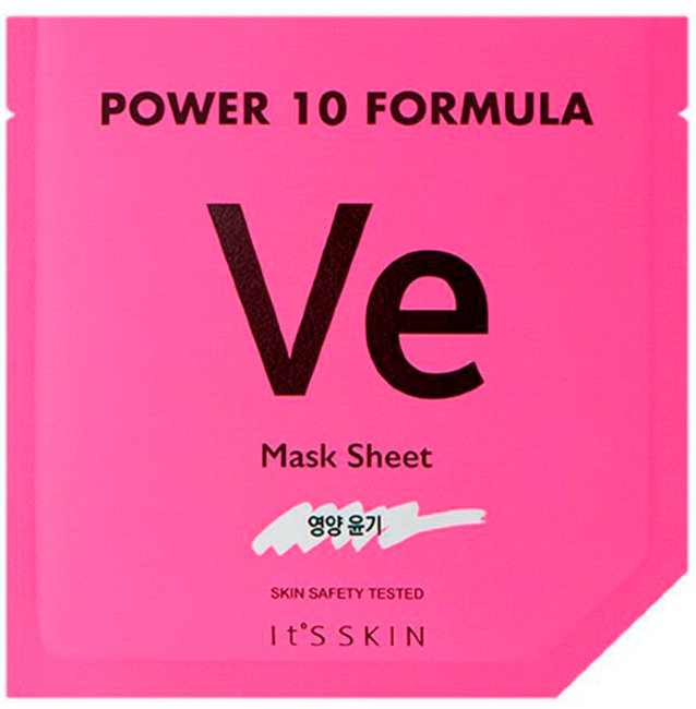 It’s Skin Power 10 Formula VE Mask Sheet Питательная листовая маска для лица с витамином Е, 25 г