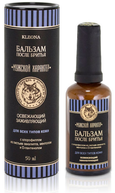 Kleona Бальзам после бритья освежающий, заживляющий, 50 мл Kleona Бальзам после бритья освежающий, заживляющий, 50 мл