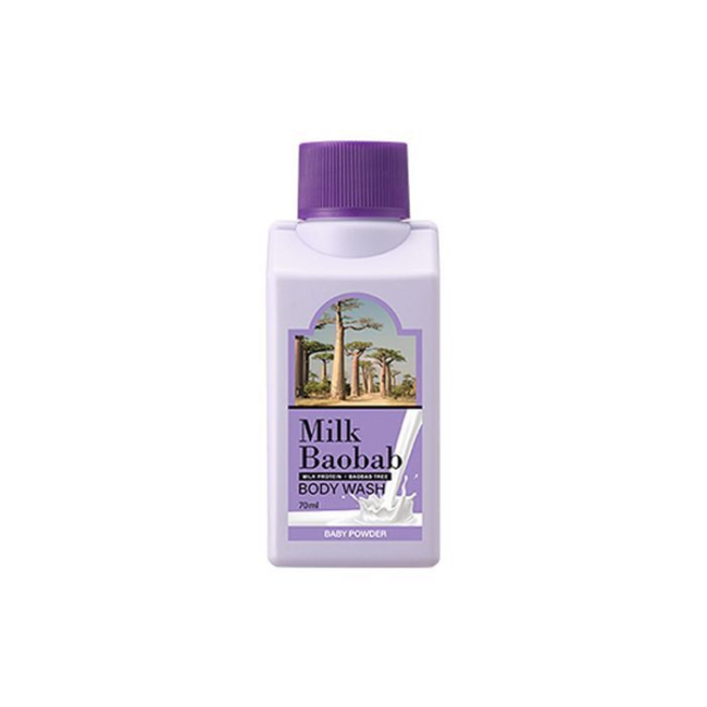 Milk Baobab Гель для душа Body Wash Baby Powder Travel Edition, 70 мл Milk Baobab Гель для душа Body Wash Baby Powder Travel Edition, 70 мл