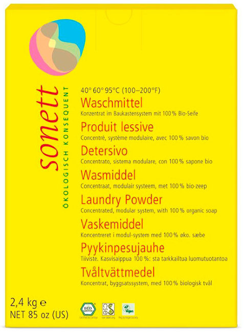 Sonett Washing Powder Стиральный порошок, 2,4 кг