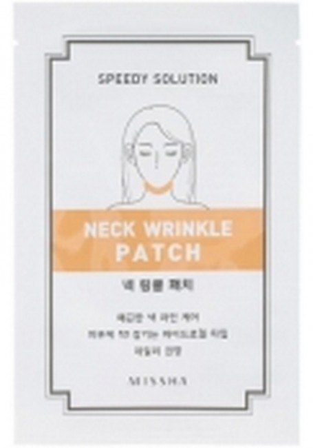 MISSHA Speedy Solution Neck Wrinkle Patch Гидрогелевый моделирующий патч для шеи, 1 шт