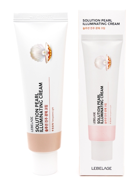 Lebelage Пептидный крем для лица с жемчугом Solution Pearl IIluminating Cream, 50 мл