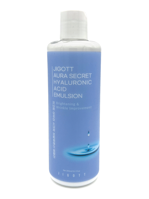 Jigott Эмульсия глубокоувлажняющая для лица с гиалуроновой кислотой Aura Secret Hyaluronic Acid Emulsion, 300 мл Jigott Эмульсия глубокоувлажняющая для лица с гиалуроновой кислотой Aura Secret Hyaluronic Acid Emulsion, 300 мл