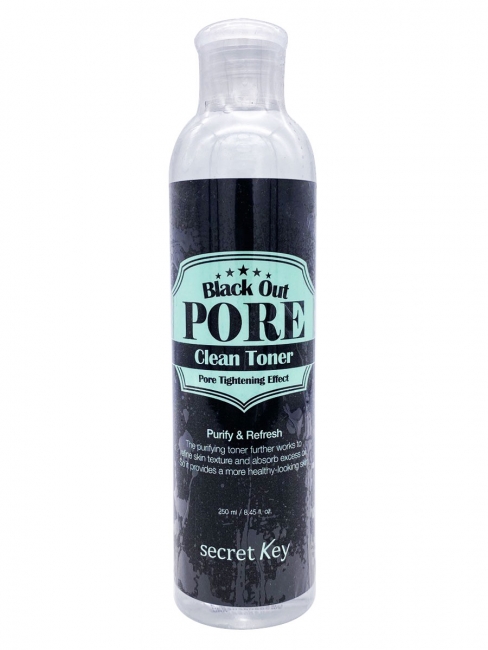 Secret Key Тонер с древесным углем для очищения и сужения пор Black Out Pore Clean Toner, 250 мл Secret Key Тонер с древесным углем для очищения и сужения пор Black Out Pore Clean Toner, 250 мл
