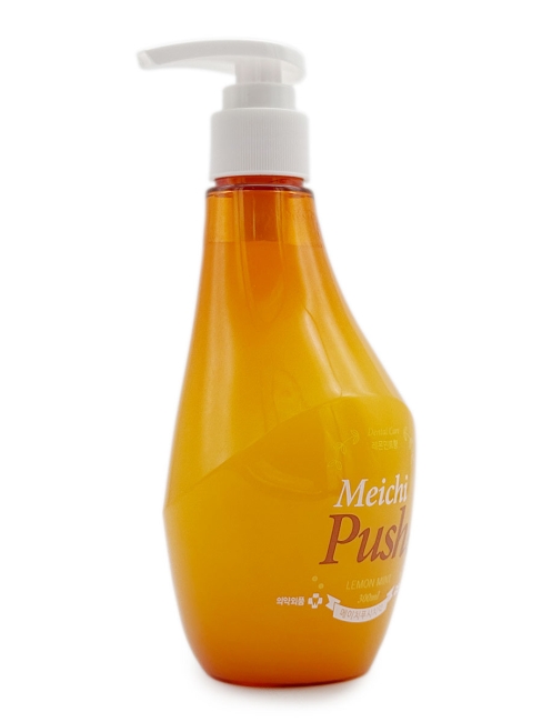 HANIL Зубная паста с дозатором отбеливающая с экстрактом лимона Meichi Push Lemon Mint, 300 мл HANIL Зубная паста с дозатором отбеливающая с экстрактом лимона Meichi Push Lemon Mint, 300 мл