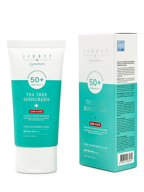 Jigott Крем для лица солнцезащитный с экстрактом чайного дерева Signature Tea Tree Sunscreen, 70 мл Jigott Крем для лица солнцезащитный с экстрактом чайного дерева Signature Tea Tree Sunscreen, 70 мл