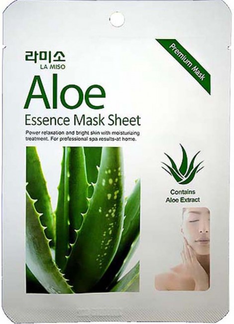 LA MISO Aloe Essence Mask Sheet Маска с экстрактом Алоэ, 21 г LA MISO Aloe Essence Mask Sheet Маска с экстрактом Алоэ, 21 г