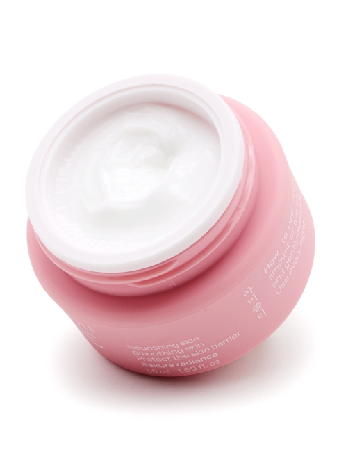 AMIJOLI Ночной крем для лица с сакурой и транексамовой кислотой Brightening Nourishing Night Cream Sakura Radiance, 50 мл