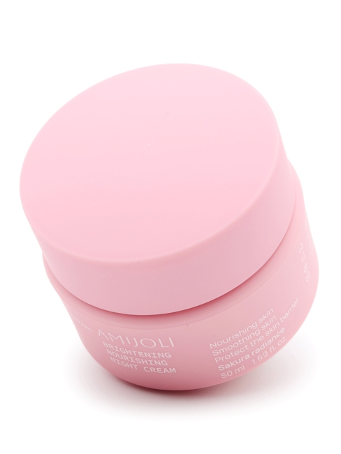 AMIJOLI Ночной крем для лица с сакурой и транексамовой кислотой Brightening Nourishing Night Cream Sakura Radiance, 50 мл