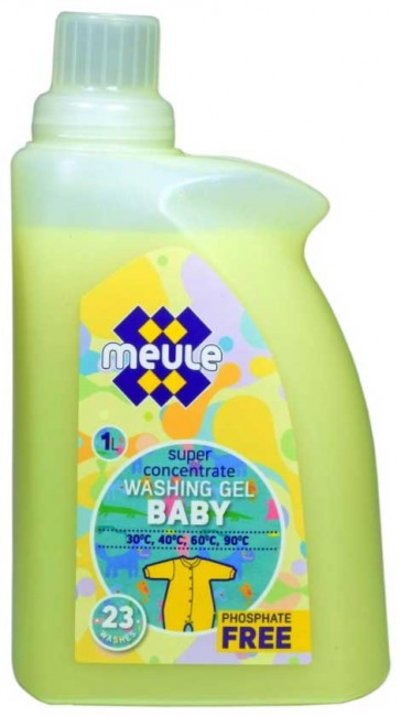 Meule Washing Gel Baby Концентрированный гель для стирки детской одежды на 23 стирки, 1 л Meule Washing Gel Baby Концентрированный гель для стирки детской одежды на 23 стирки, 1 л