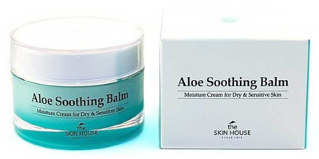 The Skin House Aloe Soothing Balm Крем-бальзам для лица с экстрактом алоэ, 50 мл The Skin House Aloe Soothing Balm Крем-бальзам для лица с экстрактом алоэ, 50 мл