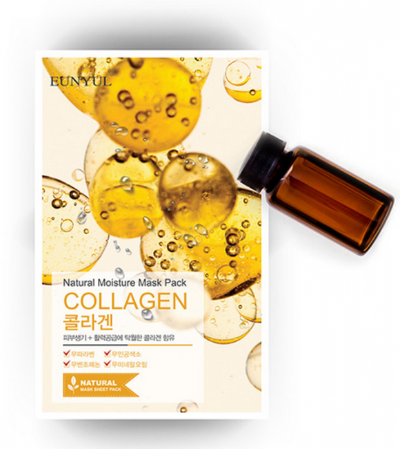 EUNYUL Natural Moisture Mask Pack Collagen Тканевая маска для лица с коллагеном, 25 мл
