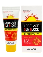 Lebelage Солнцезащитный крем для лица Sun Block SPF 50+/PA+++ UV Protection, 30 мл