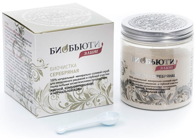 БиоБьюти Скраб Элит Биочистка серебряная для жирной, комбинированной и нормальной кожи, 200 г БиоБьюти Скраб Элит Биочистка серебряная для жирной, комбинированной и нормальной кожи, 200 г