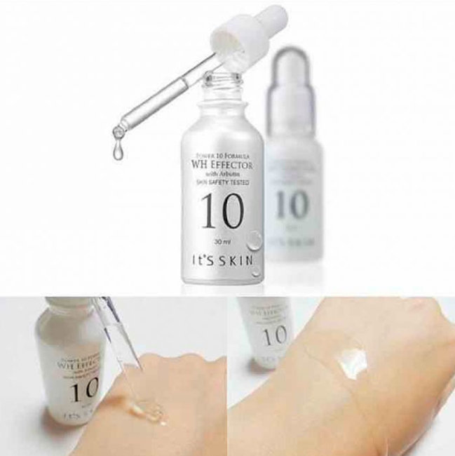 It’s Skin Power 10 Formula WH Effector Осветляющая сыворотка для лица с арбутином, 30 мл It’s Skin Power 10 Formula WH Effector Осветляющая сыворотка для лица с арбутином, 30 мл