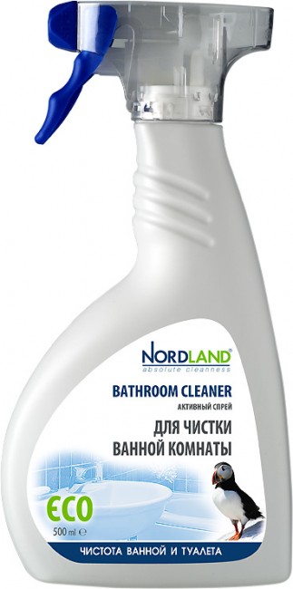 Nordland Активный спрей для чистки ванной комнаты, 500 мл Nordland Активный спрей для чистки ванной комнаты, 500 мл