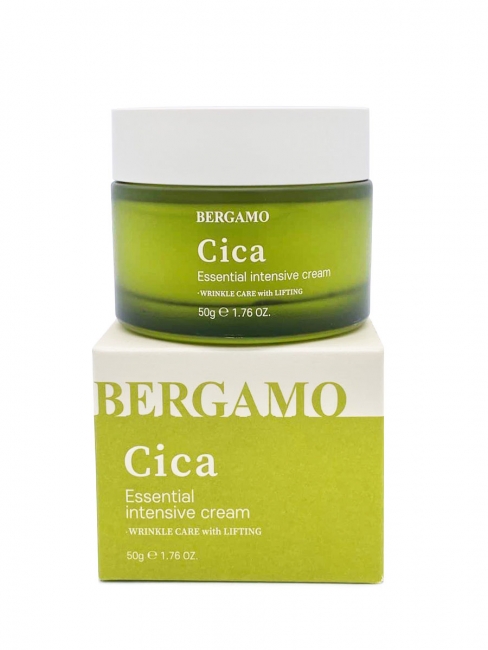 Bergamo Крем для лица с Центеллой Азиатской интенсивный Cica Essential Intensive, 50 мл Bergamo Крем для лица с Центеллой Азиатской интенсивный Cica Essential Intensive, 50 мл