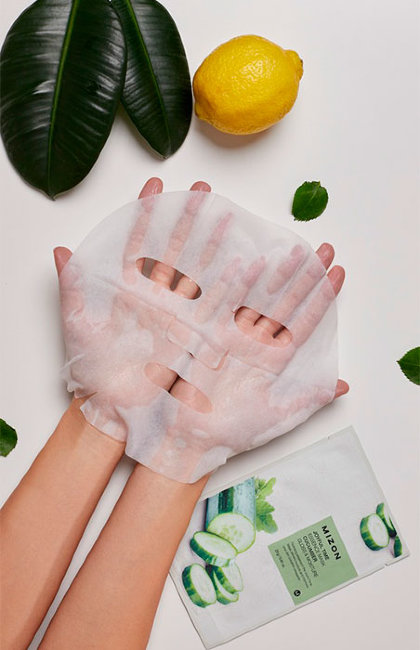 MIZON Joyful Time Essence Mask Cucumber Тканевая маска с экстрактом огурца, 23 г