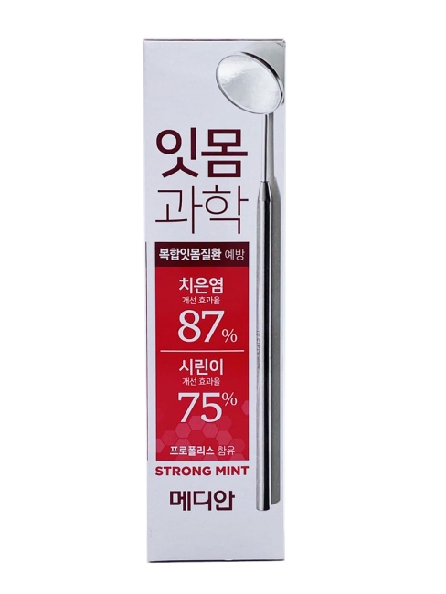 Median Зубная паста Daily Goods Gum Science Toothpaste Strong Mint, 150 г