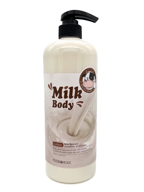 FoodaHolic Лосьон для тела на основе молочного протеина Big Boss Milk Body Lotion, 1000 мл