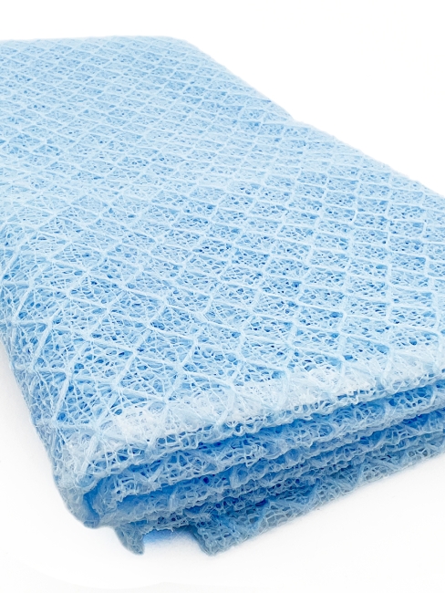 Sungbo Cleamy Мочалка для тела с плетением Сетка и выпуклым рисунком Ромбо средней жесткости Голубая Sense Shower Towel Blue 28х90 см, 1 шт Sungbo Cleamy Мочалка для тела с плетением Сетка и выпуклым рисунком Ромбо средней жесткости Голубая Sense Shower Towel Blue 28х90 см, 1 шт