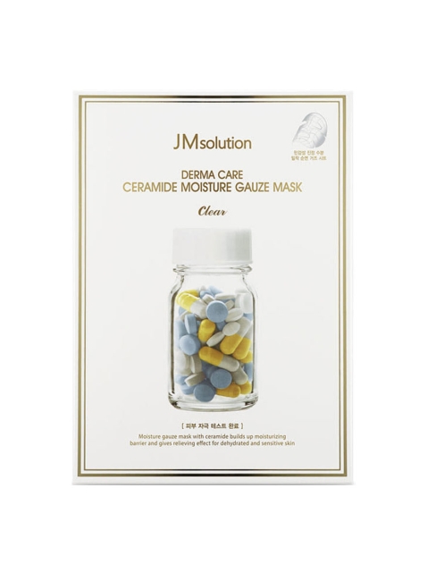 JMsolution Комплект увлажняющих масок с керамидами Derma Care Ceramide Moisture Gauze Mask, 5х25 мл